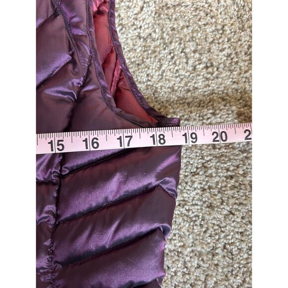 Bernardo Packable Goose Down Quilted Vest Women's S Purple Outdoor - Picture 10 of 11